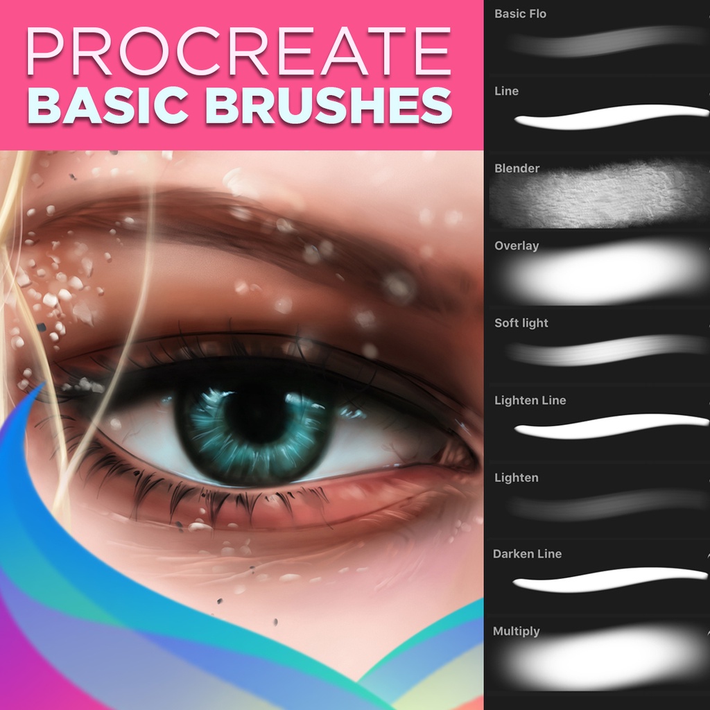 Procreate Brush - Basic Brush Set for Procreate