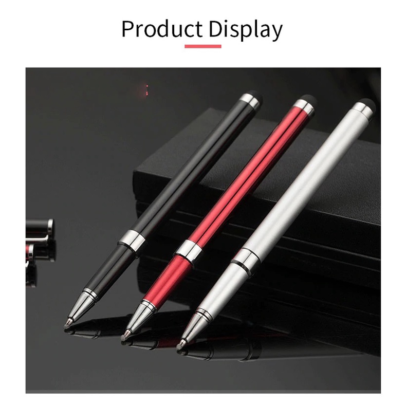 Stylus Pulpen Universal Touchscreen TRIPLEDI 2in1 Tablet iPad Samsung iPhone Ballpoint