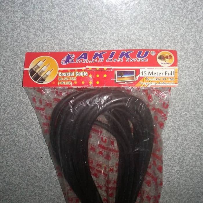 Kabel Antena Akiku Tv Coax 5c 15 Meter