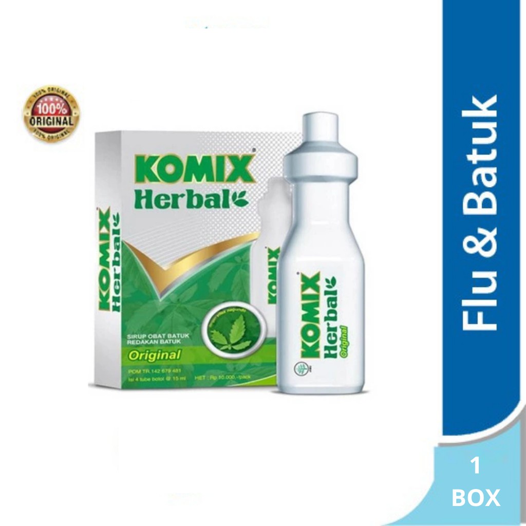 Jual Komix Herbal Tube Original 1 Box Isi 4 Tube Shopee Indonesia