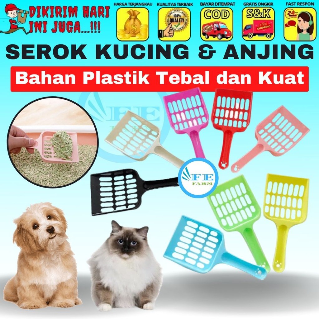 Serok Kucing Anjing Gagang Pendek FEFARM