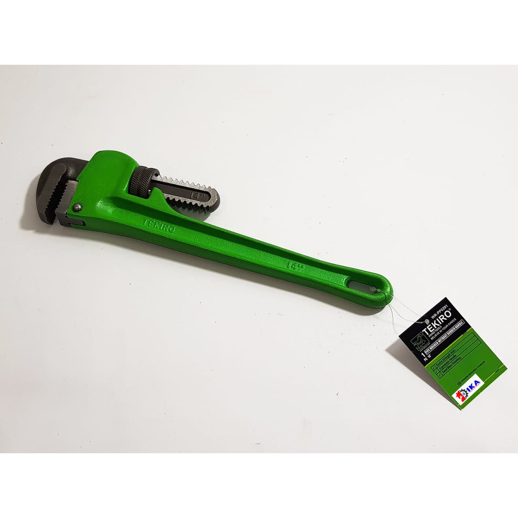 KUNCI PIPA TEKIRO 14 INCH (WR-PP0291) PIPE WRENCH RUBBER HANDLE HIGH QUALITY