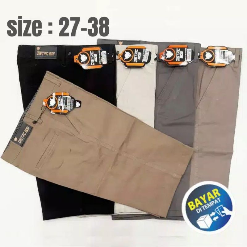  Celana  Chinos  Pendek  Pria 27 38 Premium Distro Shopee  