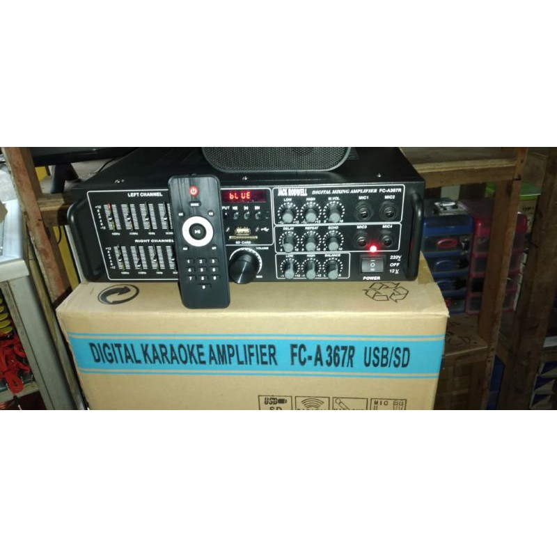 JACK RODWELL Ampli Bluetooth Power Amplifier Equalizer mixer karaoke mixing