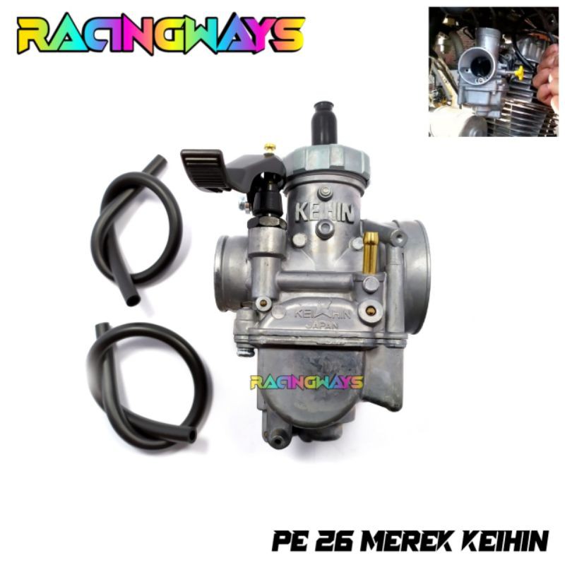 Karburator KEIHIN PE 24 PE 26 PE 28 / Karbu Carburator Pe24 Pe26 Pe28 Karbulator Universal Kode 115-5