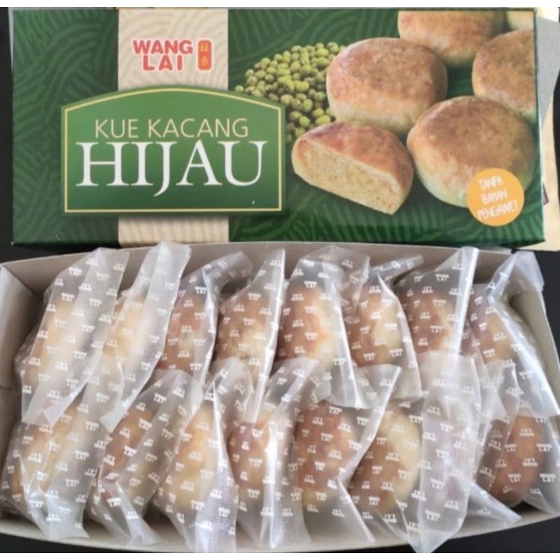 

pia kacang hijau/hitam wanglai tausapia/bapia oleh oleh/halal kemasan 1-1 isi 16pcs harga termurah