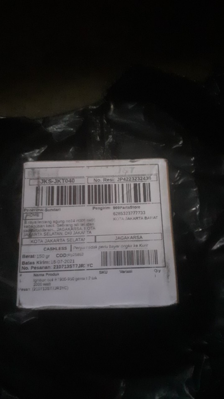 Ignition Coil Et900-950 Genset 2 Tak 1000 Watt