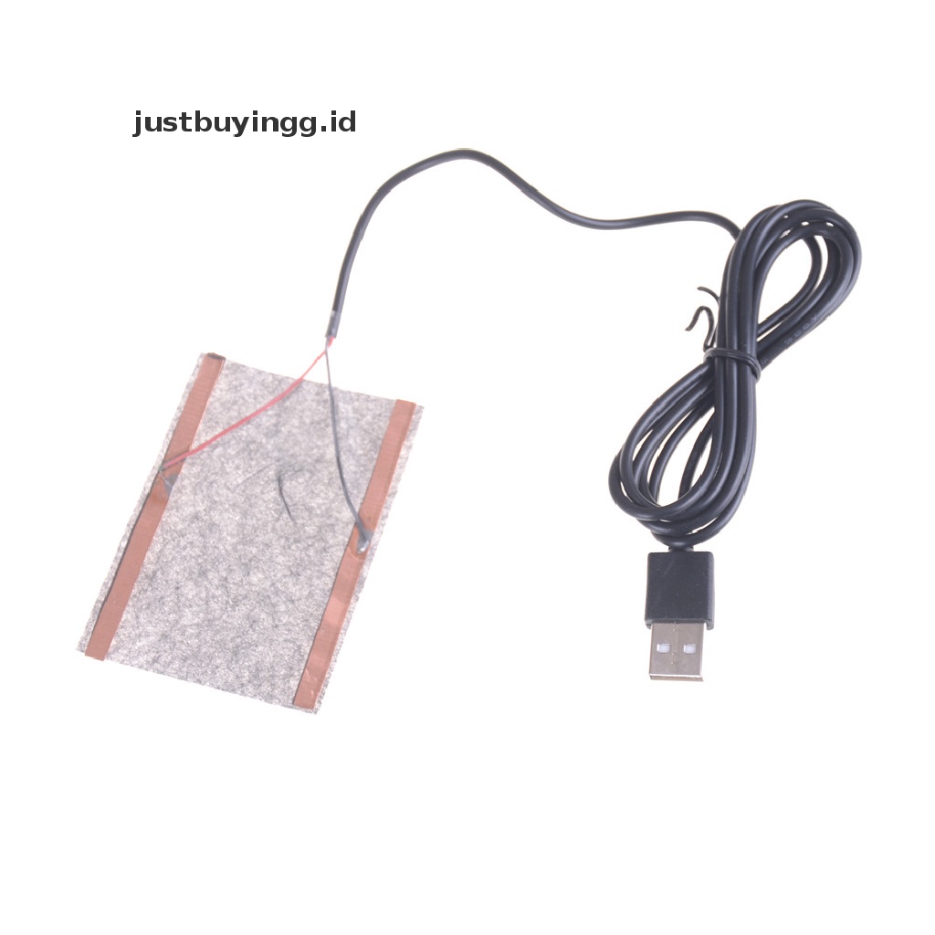 (Justbuyingg.Id) 2pcs Plat Penghangat Sepatu / Sarung Tangan / Mouse Pad Portable Usb 8x10cm Untuk Musim Dingin