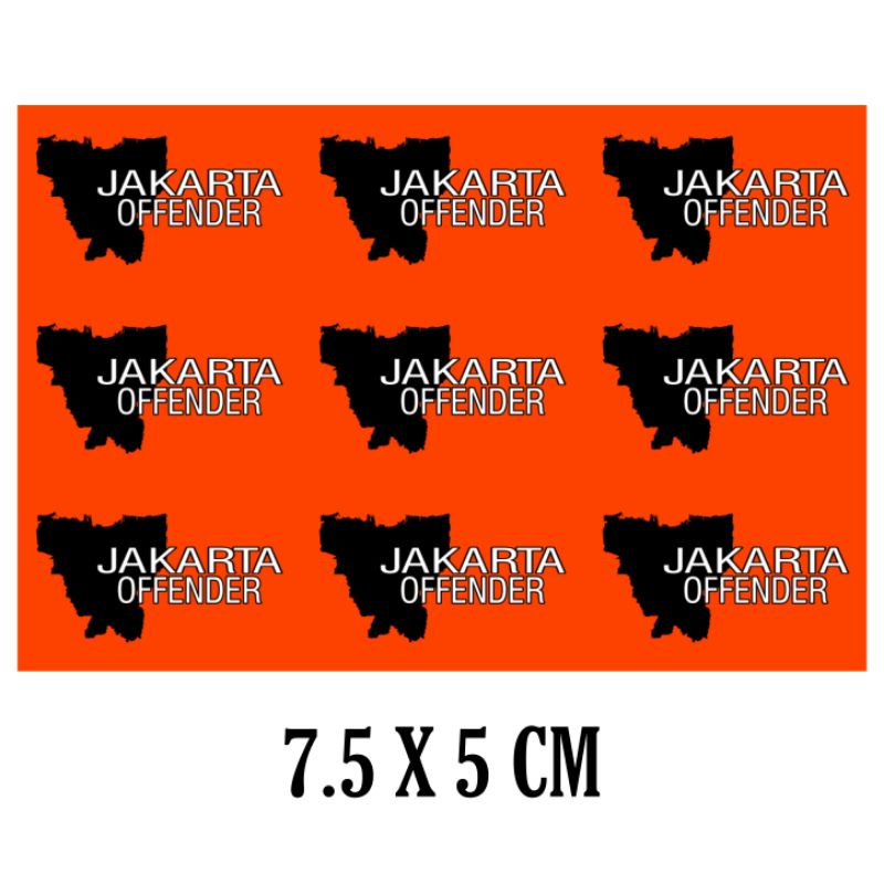 

Stiker Jakarta Offender / Stiker Persija Jakarta