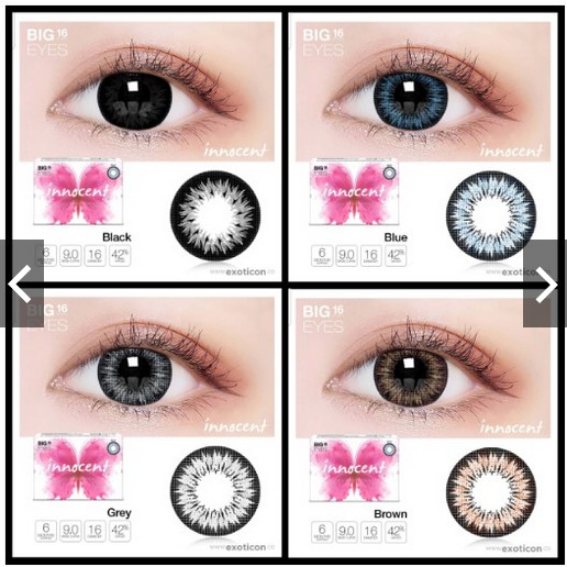 SOFTLENS X2 INNOCENT BIG EYES 16MM BY EXOTICON ( NORMAL )