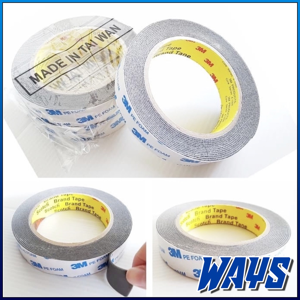 Z122 | 3M Double Tape PE Foam Solasi Perekat Isolasi Multifungsi Serbaguna 1600T PU