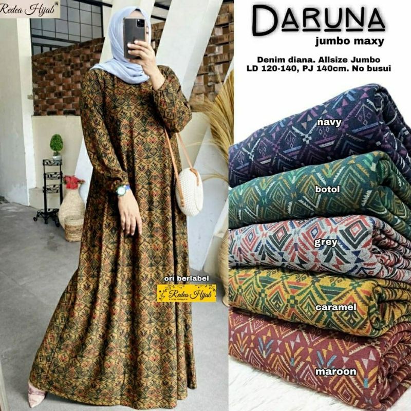 Daruna Jumbo Maxy,maxi dress, dress muslim, long dress, dress jumbo, gamis, gamis jumbo, fashion