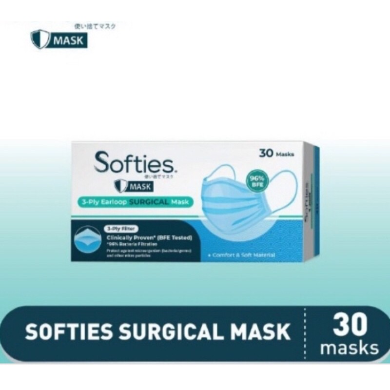 Softies surgical mask 3ply