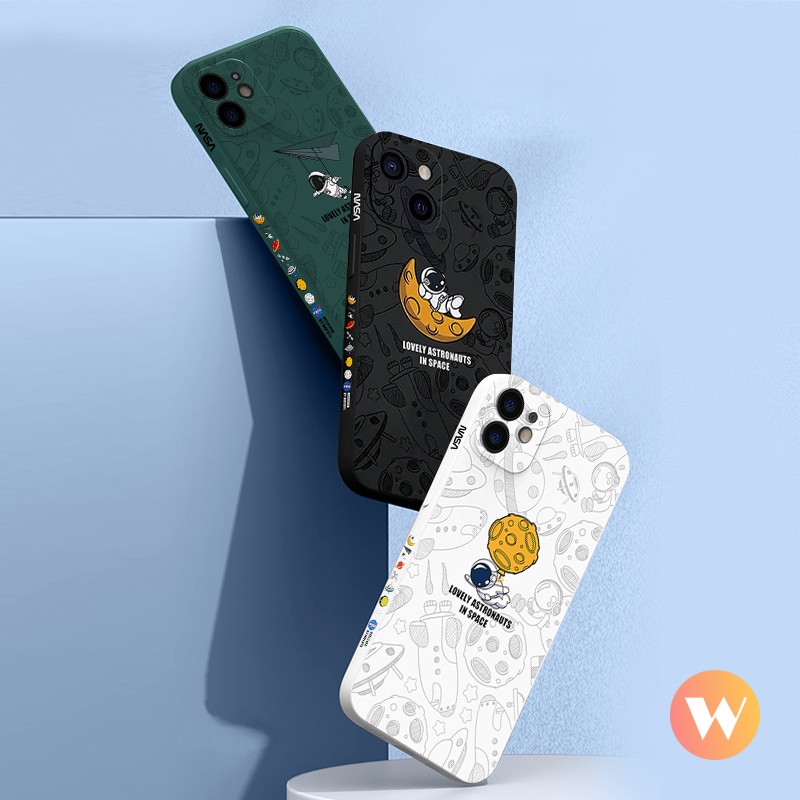 Soft Case Tpu Motif NASA NFC Untuk Xiaomi Redmi Note 8 9 10 10s 10pro max plus Mi Poco M3 X3 Pro Redmi 9A 9 10 9T 9C