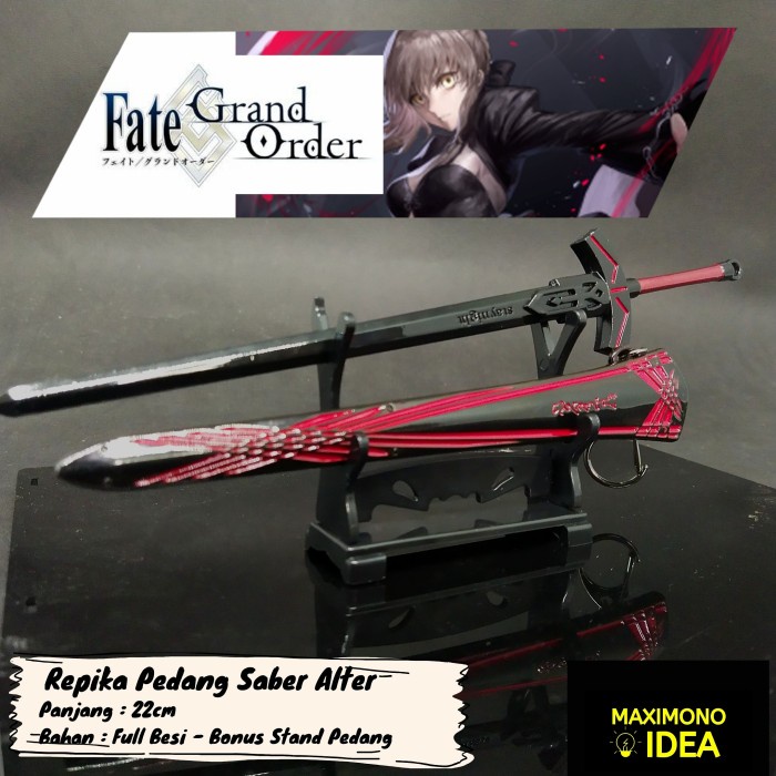 NEW Gantungan Kunci Pedang Saber Alter - Excalibur Morgan