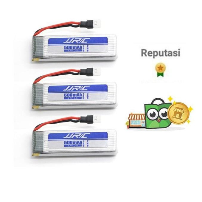 Baterai Original Jjrc H37 Elfie Drone 500 Mah