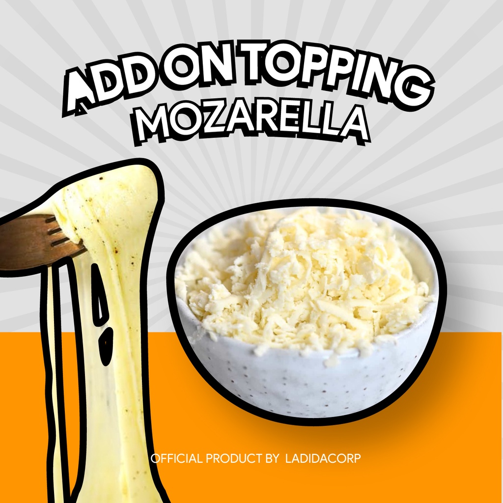 

LADIDA EXTRA TOPPING MOZZARELLA SUPER LUMER