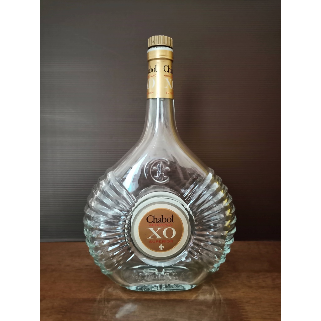 Botol bekas miras Chabot XO 1 liter Rare