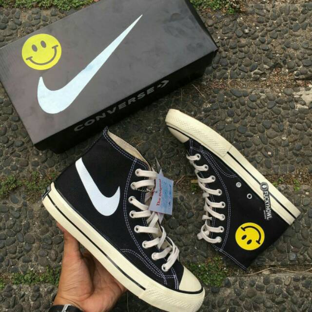 converse with nike swoosh