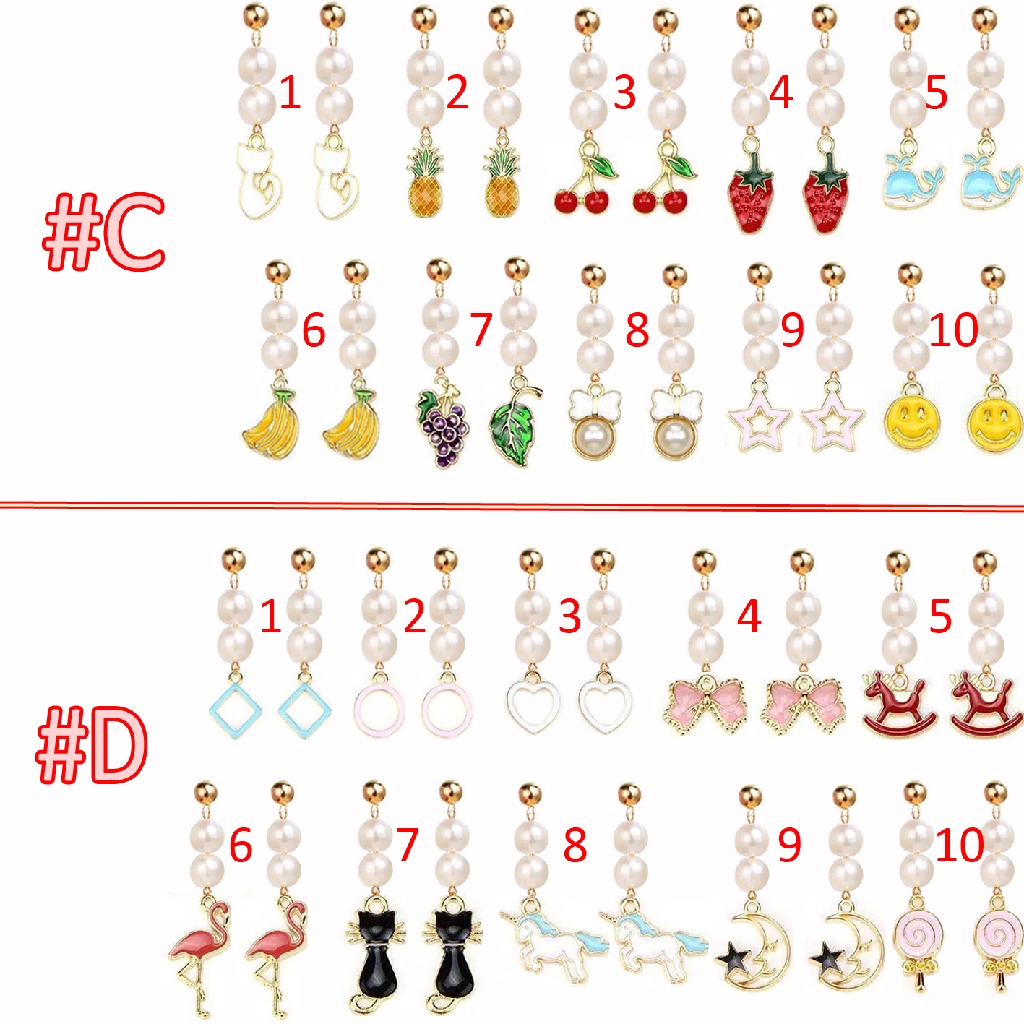 Anting wanita ala korea panjang 409