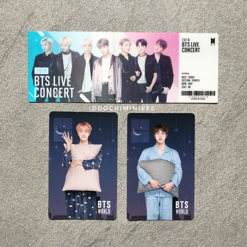 [SHARING] BTS World Album Only Name Tag Luggage Tag Weply Gift RM Jungkook Jin Taehyung V Suga Jimin