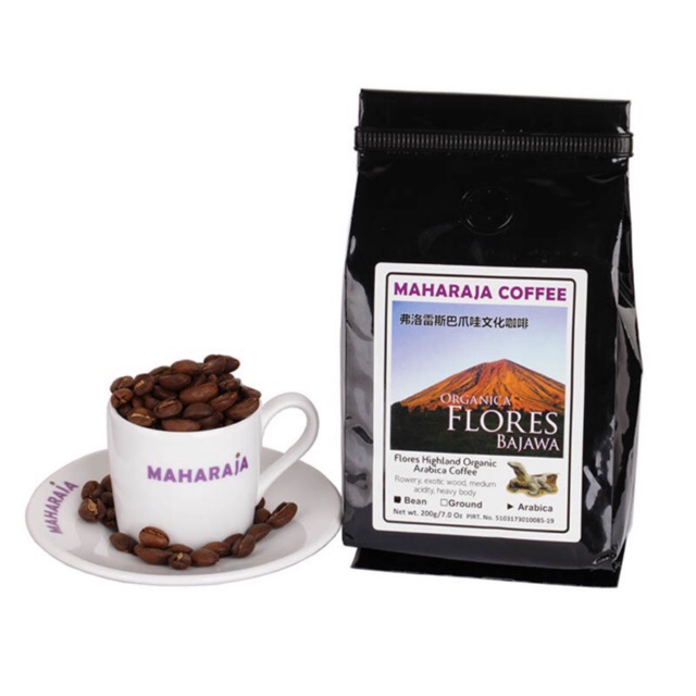 

Fresh roast Kopi Sangrai Flores Bajawa 200g Arabika Singgle Origin Organica Maharaja Coffee