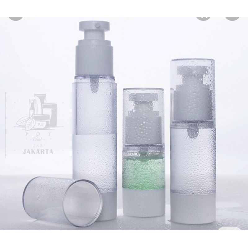 Image of 15ml 30ml 50ml Airless Pump Lotion/Spray Botol Tanpa Selang HIGH QUALITY/ travel bottle (BS) #4