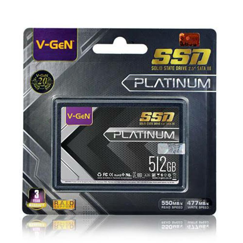 V-Gen SSD Sata3 2.5 inch 1 TB- 512 GB- 256 GB- 128 GB- Garansi Resmi V-gen