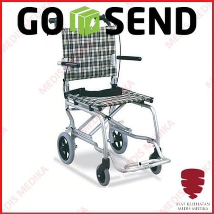 GOJEK ONLY Kursi Roda Traveling GEA FS 804 Aluminium Lipat Haji Travel