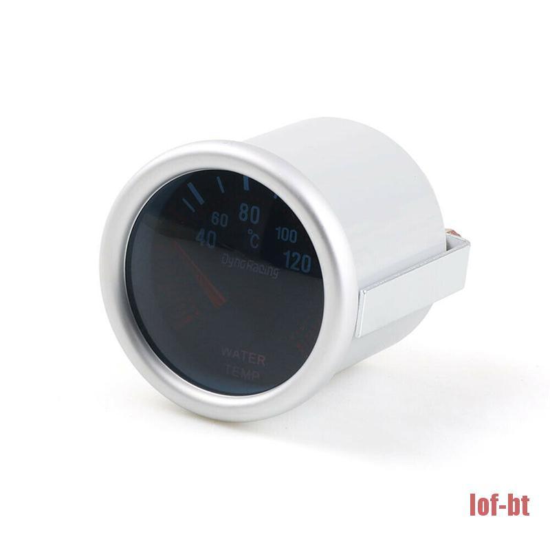 [lof-auto] 52mm White LED Water Temperature Temp Gauge Meter with Sensor Smoke Face Tint