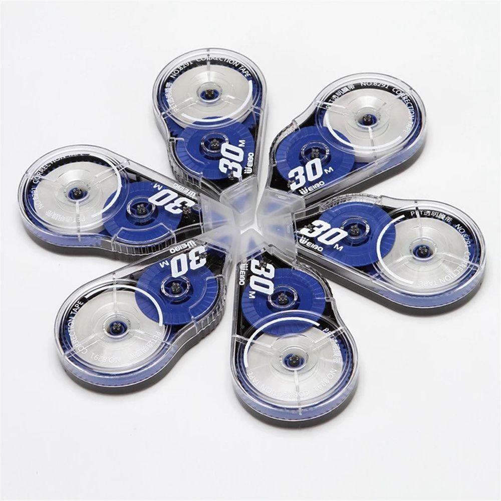 Tape Koreksi Agustina Perlengkapan Koreksi Kantor Scrapbooking 5mm*30M Untuk Student Diary White Sticker Tape