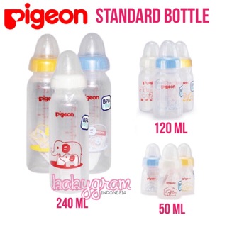Image of Pigeon Standard Bottle 120ml / Botol Susu Bayi