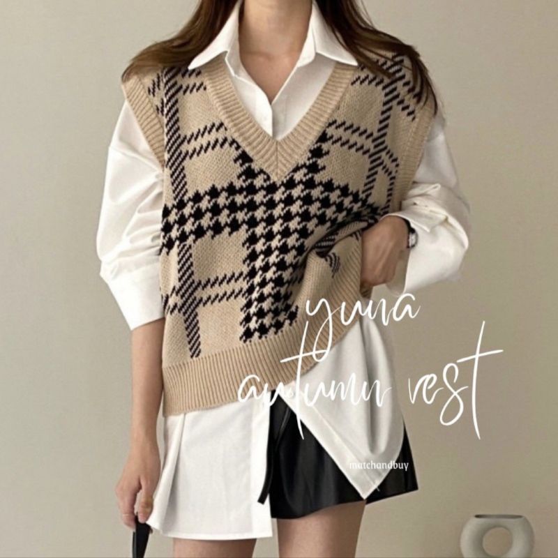 Jual M Fesyen Kuna Korean Vest Oversize Outer Wanita Jumbo Vest Korean