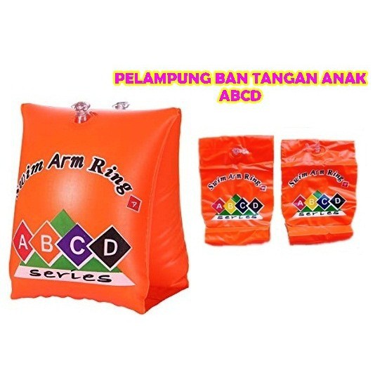 luckybs PELAMPUNG BAN TANGAN ANAK ABCD