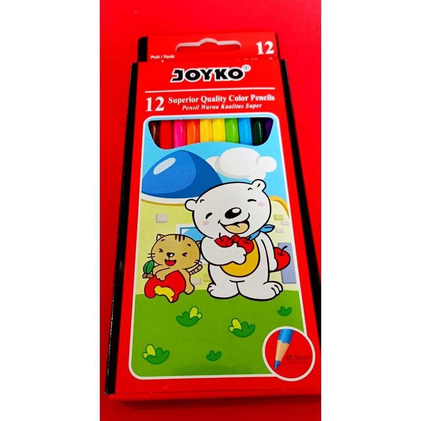 

Joyko Color Pencil CP-12PB (12 color)
