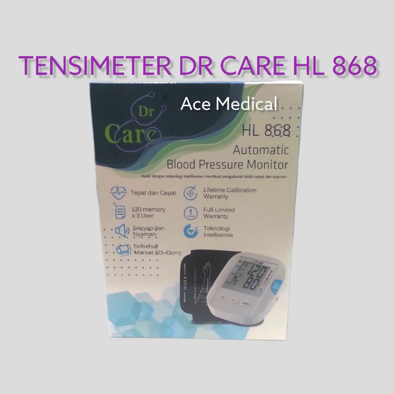 Tensimeter Lengan Digital Dr Care HL 868 / Tensimeter Dr Care HL-868