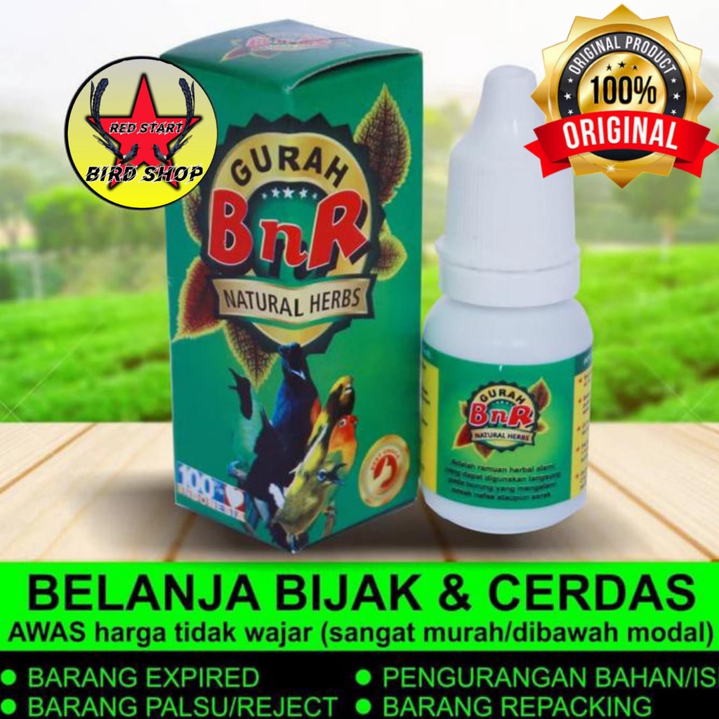 BNR GURAH ALAMI HERBAL OBAT SEMUA BURUNG SAKIT PERNAFASAN SUARA SERAK BERLENDIR PILEK LESU LEMAS