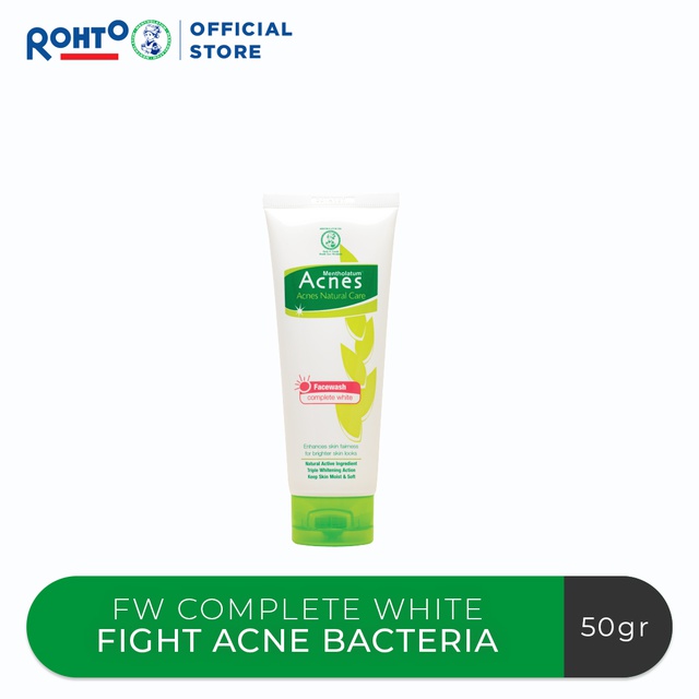 Acnes Complete White Face Wash 50gr