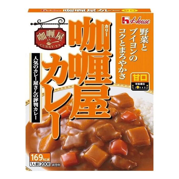 

House Curry-Ya Curry Amakuchi (Mild) 200 GR pedas level 2