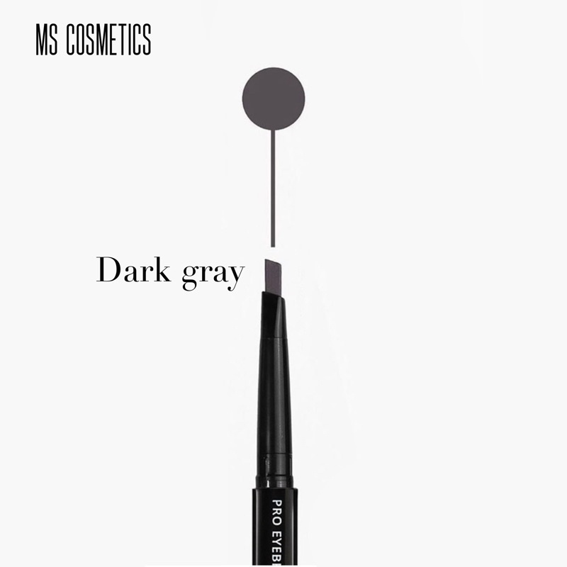 Ms Cosmetics Eye Brow Pencil-Dark Gray