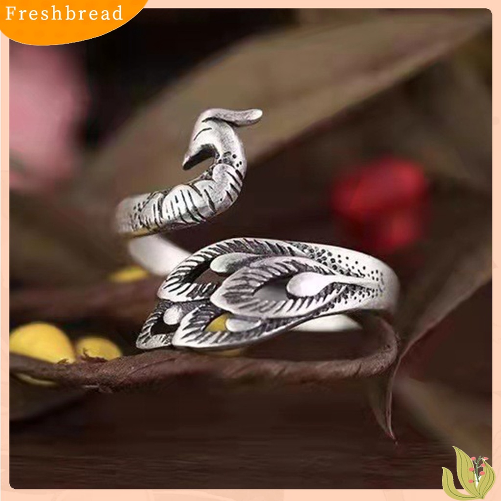 |Frebre Frebre| Gelang Cincin Electroplating Desain Merak Warna-Warni Gaya Elegan Untuk Wanita