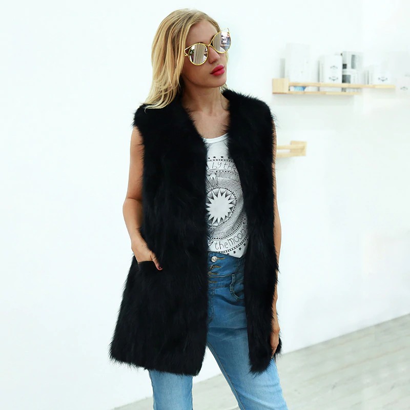 fur vest for women