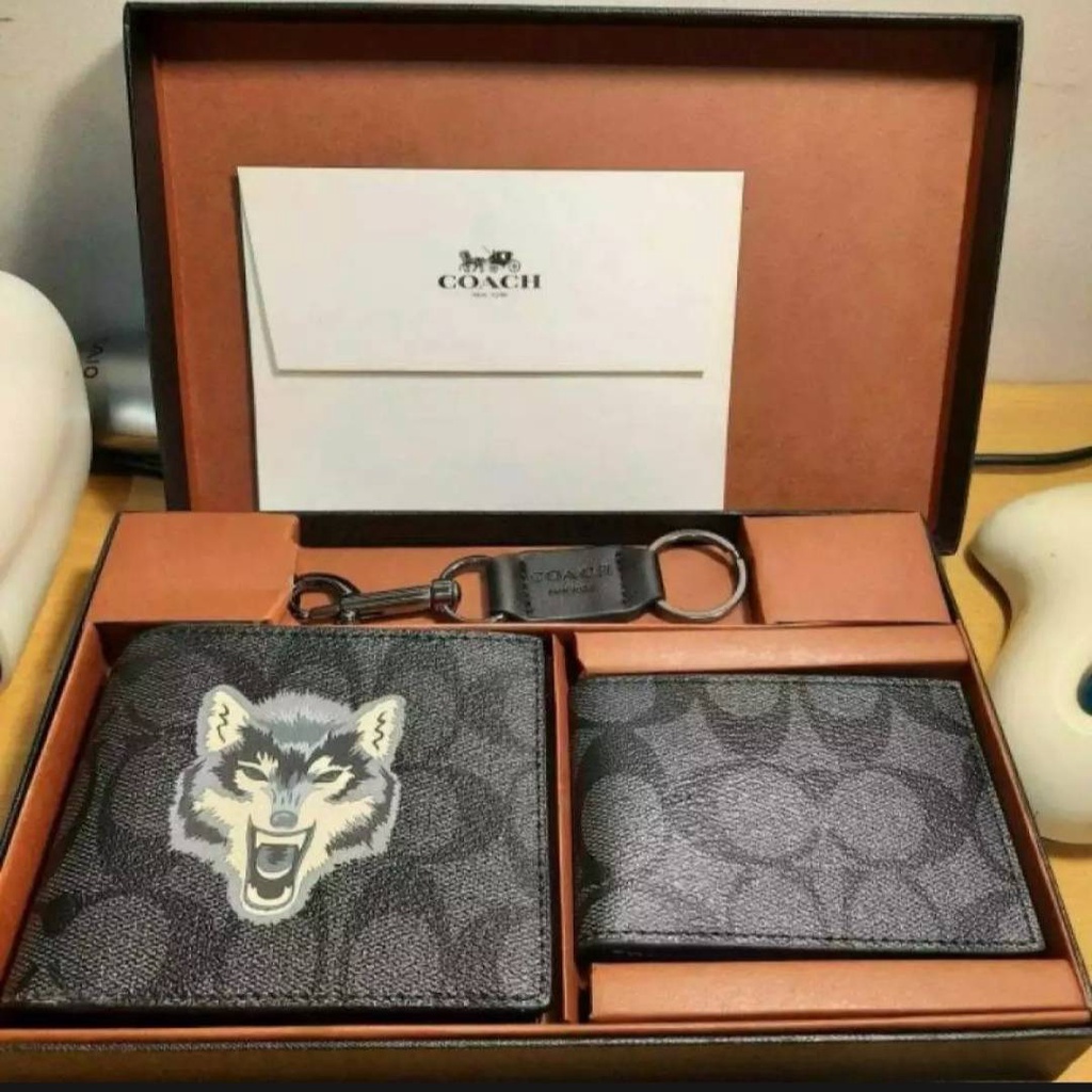 DOMPET COACH WALLET CLUTCH POUCH MINI POCKET REFLECTIVE DOMPET COACH full set fullset