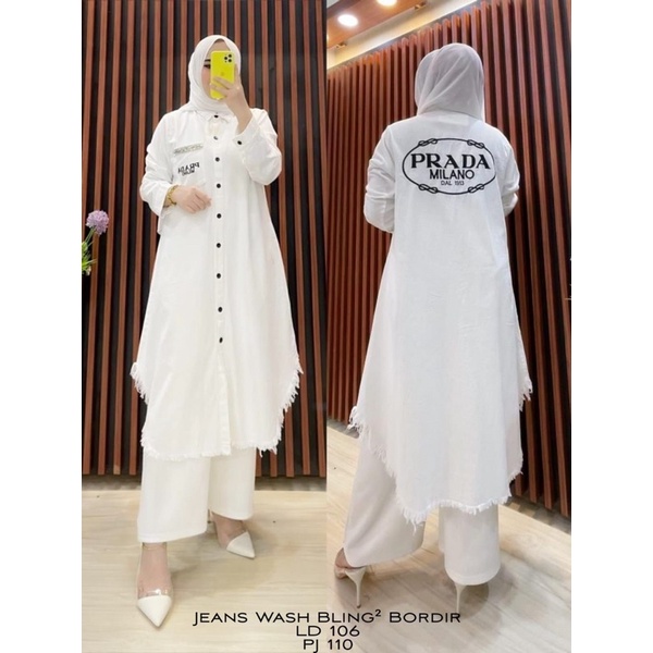 NEW BEREA WOMAN || DRESS JEANS WASH || TUNIK BEREA WOMAN
