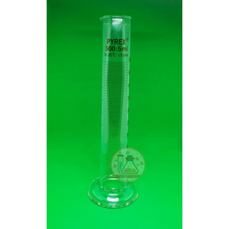 Glass ukur - gelas ukur 500ml - 500 ml pyrex skala coklat