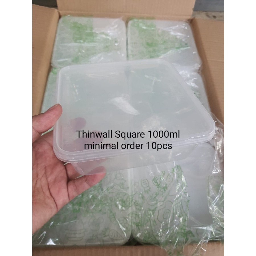 Thinwall persegi 500ml