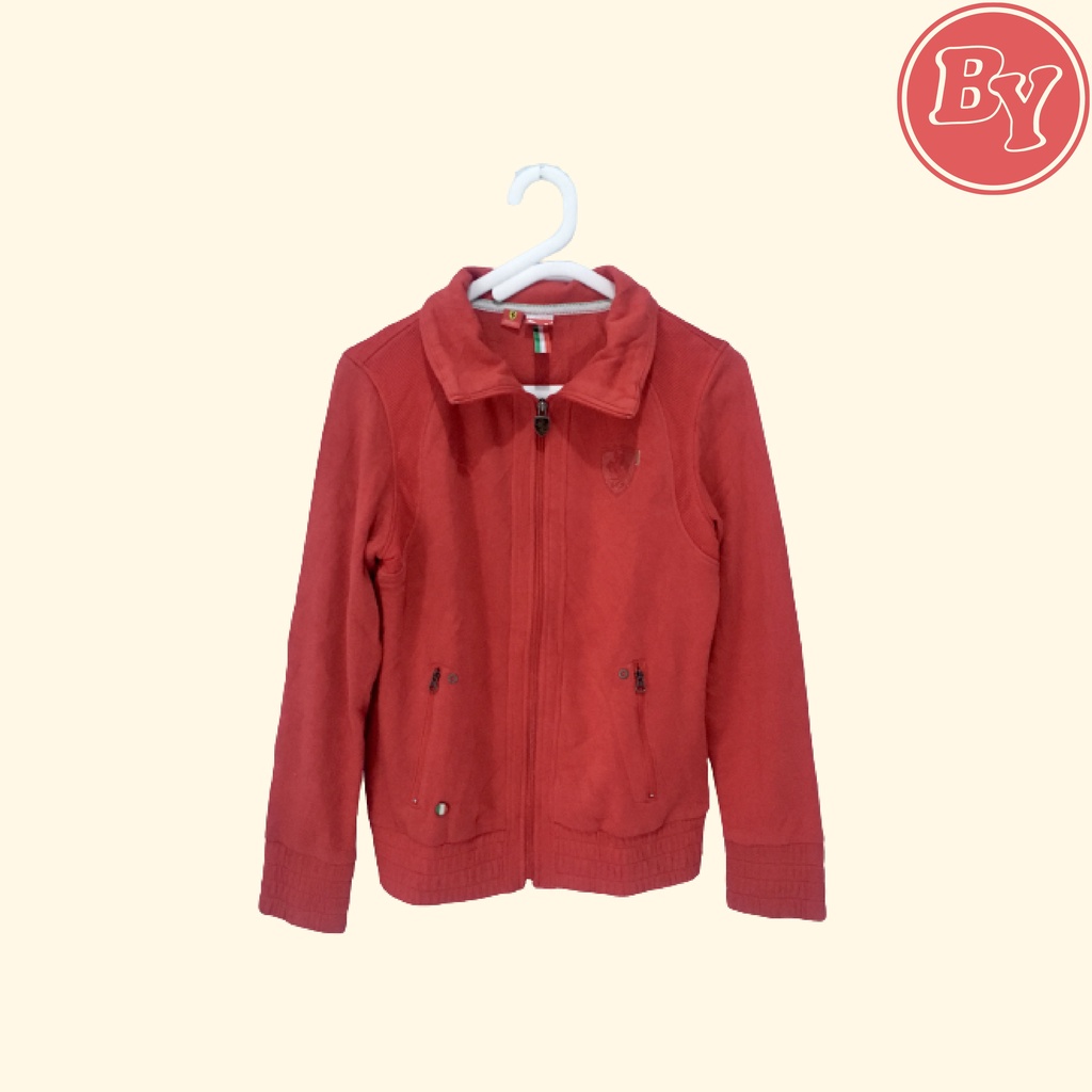 FERRARI x PUMA Tracktop Jaket - Red Ferrari