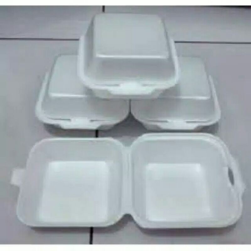 

Sterofoam Burger /Gabus Nasi / foam HB Merk isi 200pcs