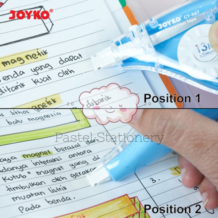 Correction Tape Tip X - Tip Ex Kertas Roll Joyko CT-567