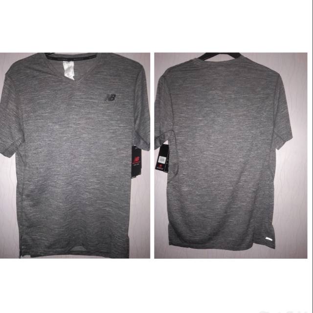 Original 100 % Kaos running training New Balance Men Athletic NB DRY Reflective Dark Grey